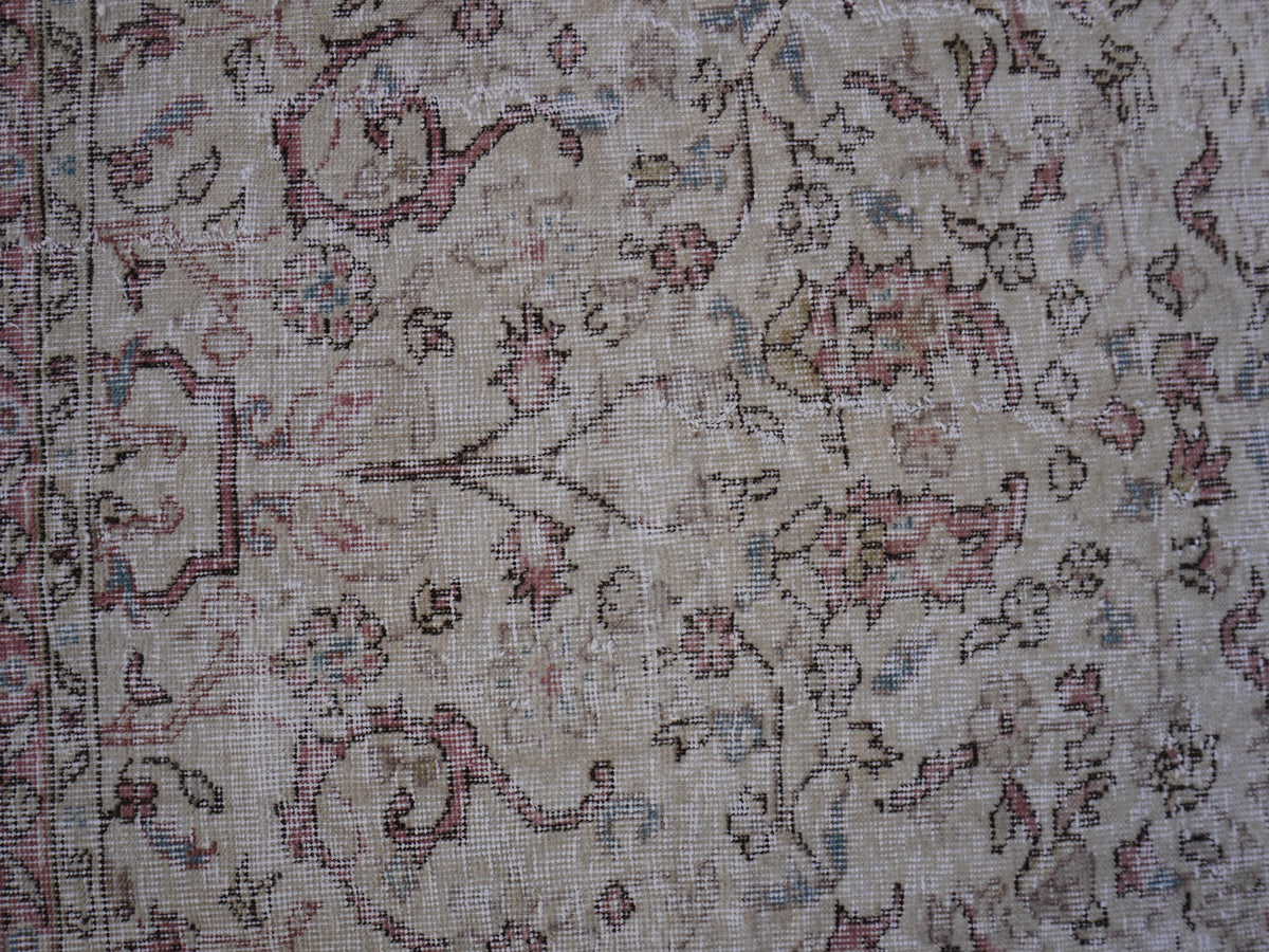 Handwoven Rug 6x9, Wool & Cotton Turkish Rug, Living Room Decor