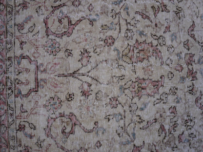 Handwoven Rug 6x9, Wool & Cotton Turkish Rug, Living Room Decor