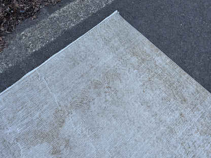 Handwoven Turkish Oushak Rug 5x8: Wool & Cotton Blend