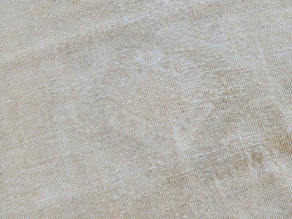 3x8 Neutral Wool Rug, Malatya Hand Made Runner, Rustic Home Decor