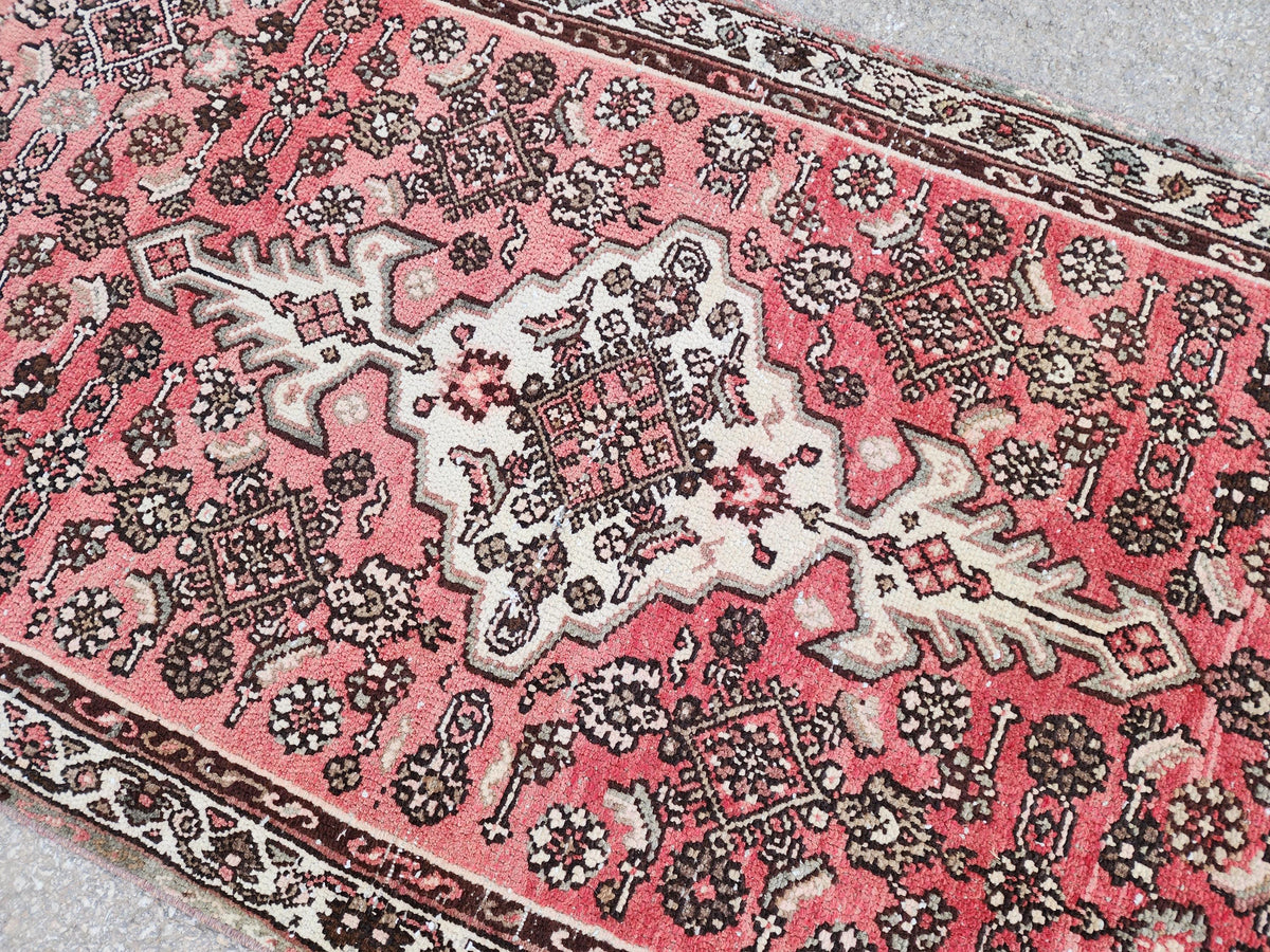 Bohem Soft Runner Rug 3x9: Hand Crafted Rustic Decor, Persian Design