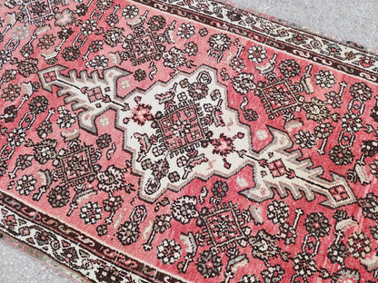 Bohem Soft Runner Rug 3x9: Hand Crafted Rustic Decor, Persian Design