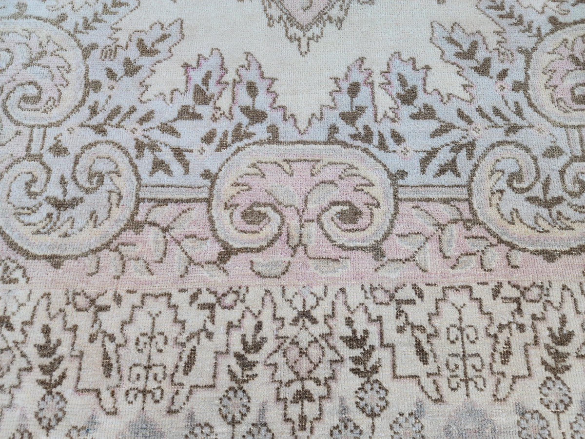 6x9 Persian Neutral Rug, Bohemian Home Decor, Eco Friendly