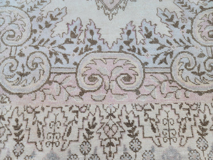 6x9 Persian Neutral Rug, Bohemian Home Decor, Eco Friendly