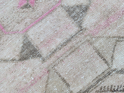 3x13 Neutral Turkish Rug,  Kitchen Decor, Home Hallway Decor, Beige Runner