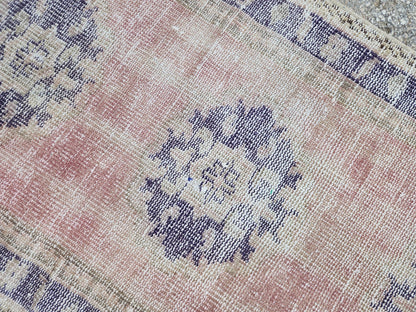 2x10 Hand Made Runner Rug, Turkish Oushak Carpet, Hallway Boho Decor