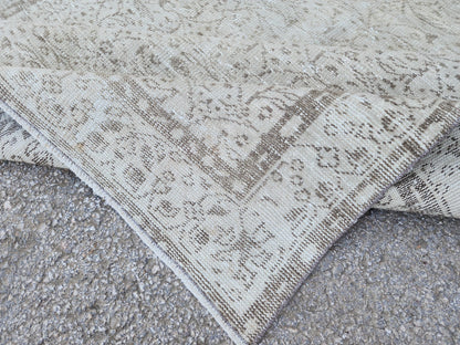 6x10 Turkish Rug: Living Room Decor, Beige and Brown
