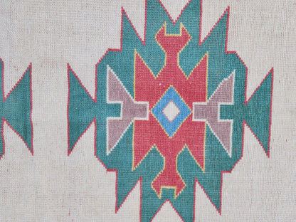 Hand Made Rug 4x6, Turkish Hand Knotted Rustic Carpet, Small Rustic Decor