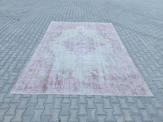 Vintage Hand Woven Rug 8x11 ft - sku1253