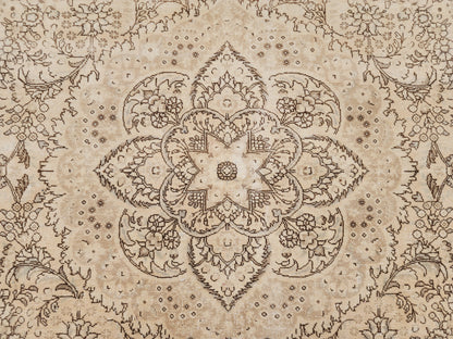 Neutral Vintage Large Rug 9x12 ft - skua201