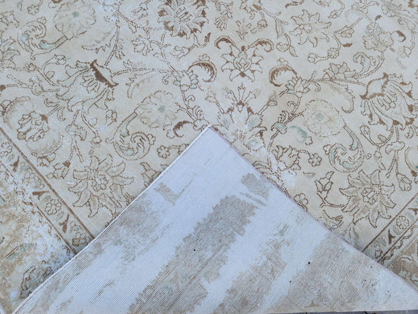 Vintage Wool Large Rug 9x12 ft - skua209