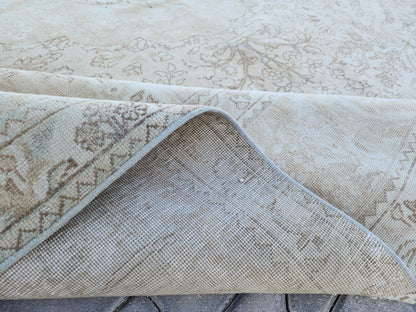 Vintage Neutral Large  Rug 10x13 ft - skua216