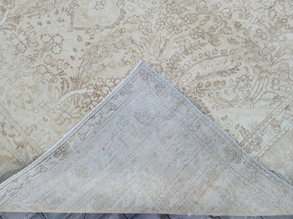 Vintage Neutral Large  Rug 10x13 ft - skua216