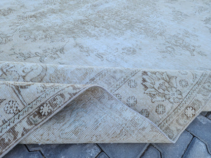 Vintage Neutral Large Rug 9x12 ft - skua220