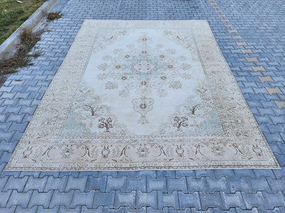 Large Wool Rug 9x12 ft - sku1414