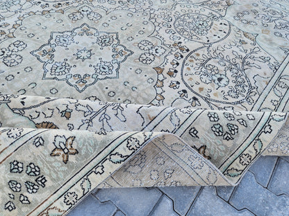 Vintage Handmade Area Rug 8x11 ft - sku1405