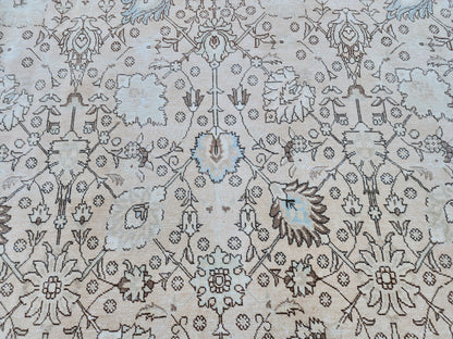 Vintage Wool Rug 9x12 ft - sku1412