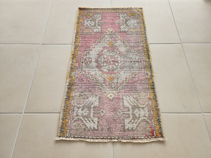 Turkish Vintage Doormat 2x3 ft - skuy135