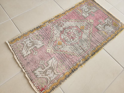 Turkish Vintage Doormat 2x3 ft - skuy135