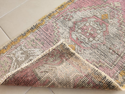 Turkish Vintage Doormat 2x3 ft - skuy135
