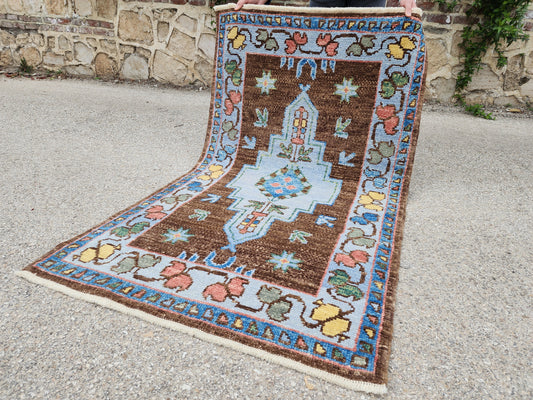 Oushak Hand Made Rug 3x5 ft - sku1801