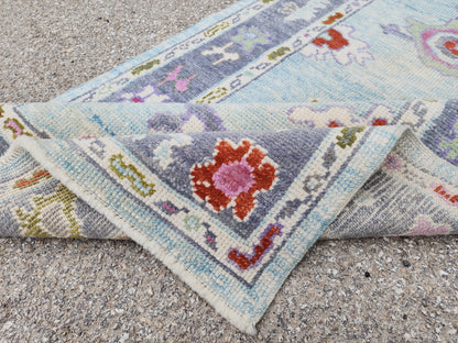 Turkish Small Oushak Rug  3x6 ft - sku1804