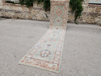 Turkish Runner Rug 3x13 ft - SKU1807
