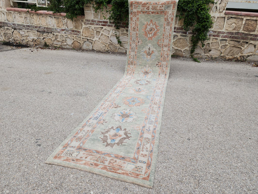 Turkish Runner Rug 3x13 ft - SKU1807