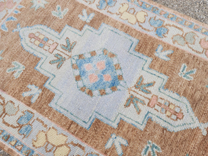 Oushak Small Wool Rug 3x5 ft - sku1810