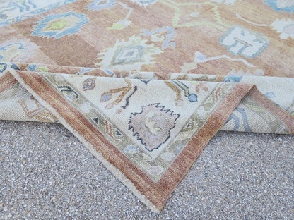 Oushak Hand Knotted Rug 8x11 ft - sku1651