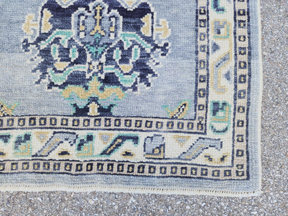Oushak Hand Knotted Runner Rug 3x11 ft - sku1654
