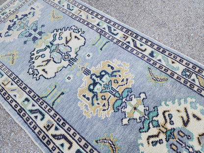 Oushak Hand Knotted Runner Rug 3x11 ft - sku1654