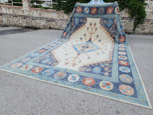 Oushak Hand Knotted Rug 10x14 ft - sku1650