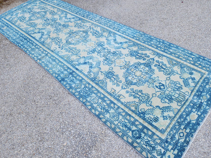 Wool Vintage Runner Rug 3x10 - sku1937