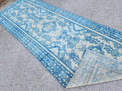 Wool Vintage Runner Rug 3x10 - sku1937
