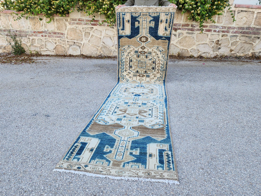Hand Made Runner Rug 2x9 - sku1939