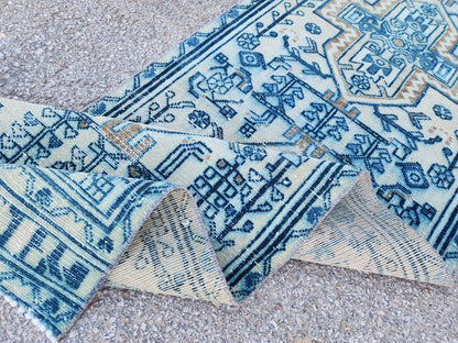 Turkish Wool Runner Rug 2x10 - sku1940