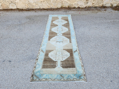 Neutral Persian Runner Rug 3x10 - sku1941