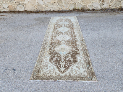 Hand Woven Runner Rug 3x9 - sku1945