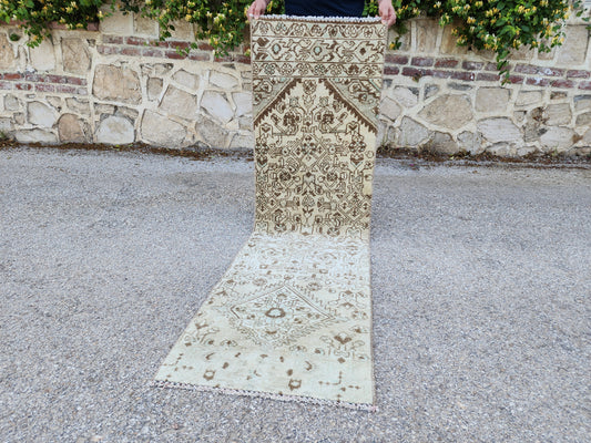 Hallway Neutral Woven Runner Rug 2x6 - sku1947
