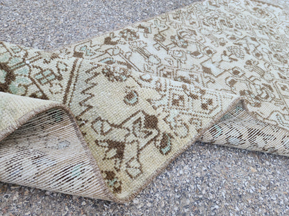 Hallway Neutral Woven Runner Rug 2x6 - sku1947