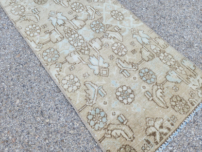 Farmhouse Neutral Woven Runner Rug 2x6 - sku1948