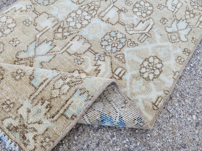 Farmhouse Neutral Woven Runner Rug 2x6 - sku1948