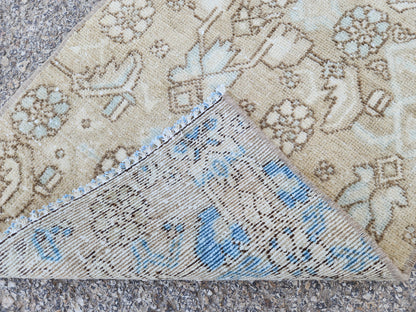 Farmhouse Neutral Woven Runner Rug 2x6 - sku1948
