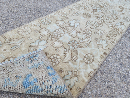 Farmhouse Neutral Woven Runner Rug 2x6 - sku1948