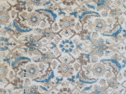 Neutral Hand Woven Runner Rug 3x9 - sku1955