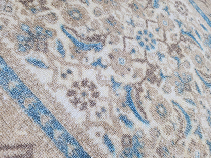 Neutral Hand Woven Runner Rug 3x9 - sku1955