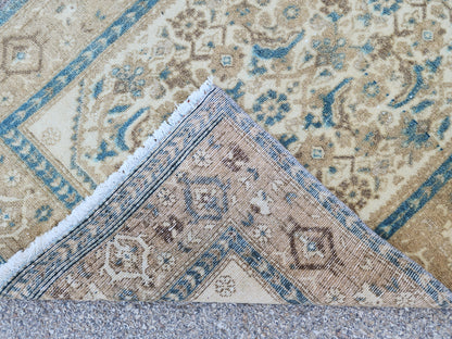 Neutral Hand Woven Runner Rug 3x9 - sku1955