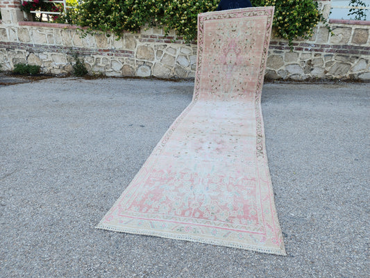 Neutral Persian Runner Rug 3x14 - sku1956