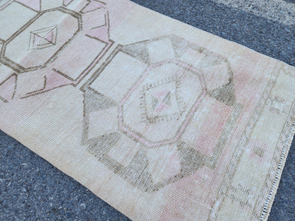 Hand Made Runner 2x13, Home Kitchen Decor, Oriental Boho Rug, Gift For Her, Farmhouse Decor